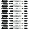 Sanford Ink MARKER, SHARP, TWINTIP BK UPC, 12PK SAN32201BX